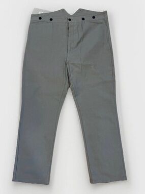 Vintage Frontier Classics Western Ranch Pants Gray Cinch Back Old West Trousers